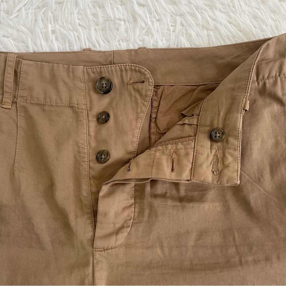 STANDARD JAMES PERSE Womens Cropped Pants Size 29 Khaki Pockets Neutral - Picture 8 of 10